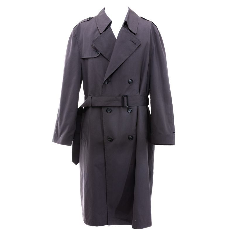 Trench-Coach-Christian-Dior-Longo-Cinza-Escuro