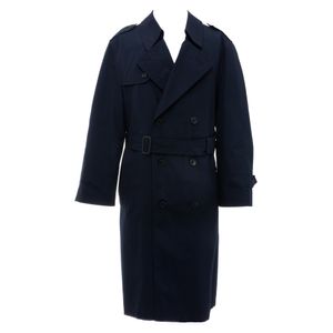 Trench Coach Christian Dior Longo Azul Marinho
