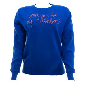 Suéter Lingua Franca Azul