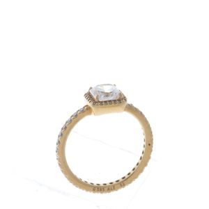 Anel Pandora Beleza Eterna Dourado