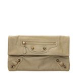 Clutch-Balenciaga-Motocross-Classic-Envelope-Bege