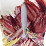 Vestido-Roberto-Cavalli-Floral-Amarelo-e-Vermelho