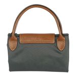 Bolsa-Longchamp-Tote-Le-Pliage-Couro-e-Tecido-cinza