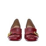 Sapato-Mocassim-Gucci-GG-Franja-Vermelho