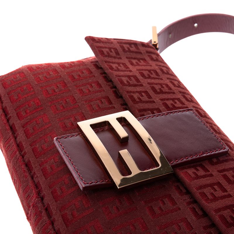 Bolsa-Fendi-Baghette-Zucchino-Vinho