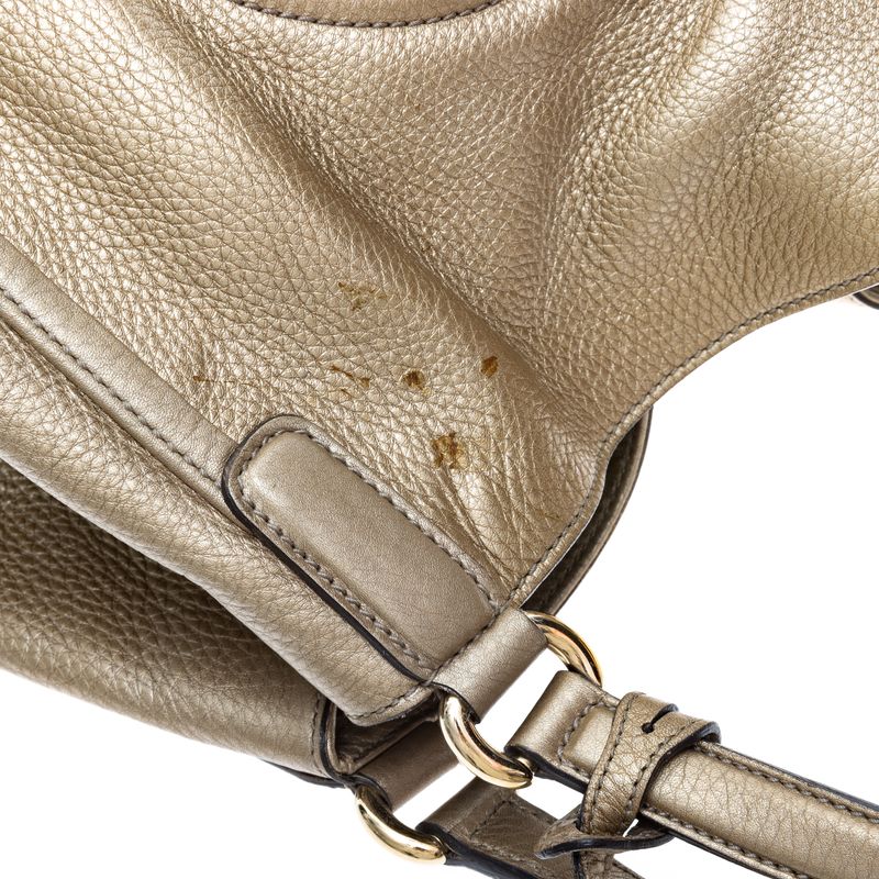 Bolsa-Gucci-Soho-Shoulder-Media-Couro-Dourado