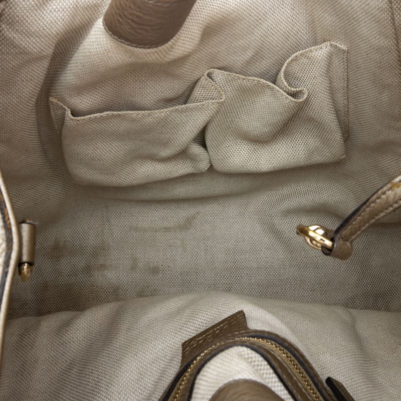 Bolsa-Gucci-Soho-Shoulder-Media-Couro-Dourado