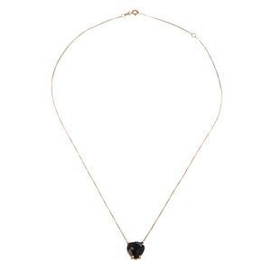Colar Jack Vartanian Ouro Amarelo Coração Negro