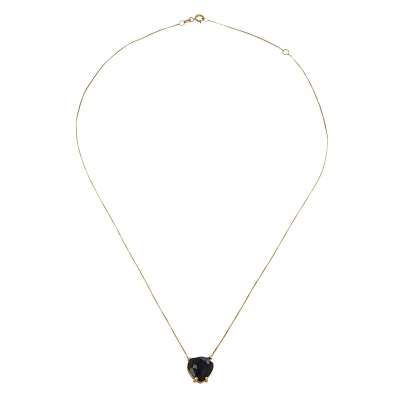 Colar-Jack-Vartanian-Ouro-Amarelo-Coracao-Negro