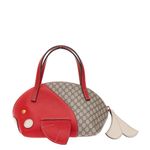 Bolsa-Gucci-Infantil-Peixe-GG-Supreme-e-Vermelho
