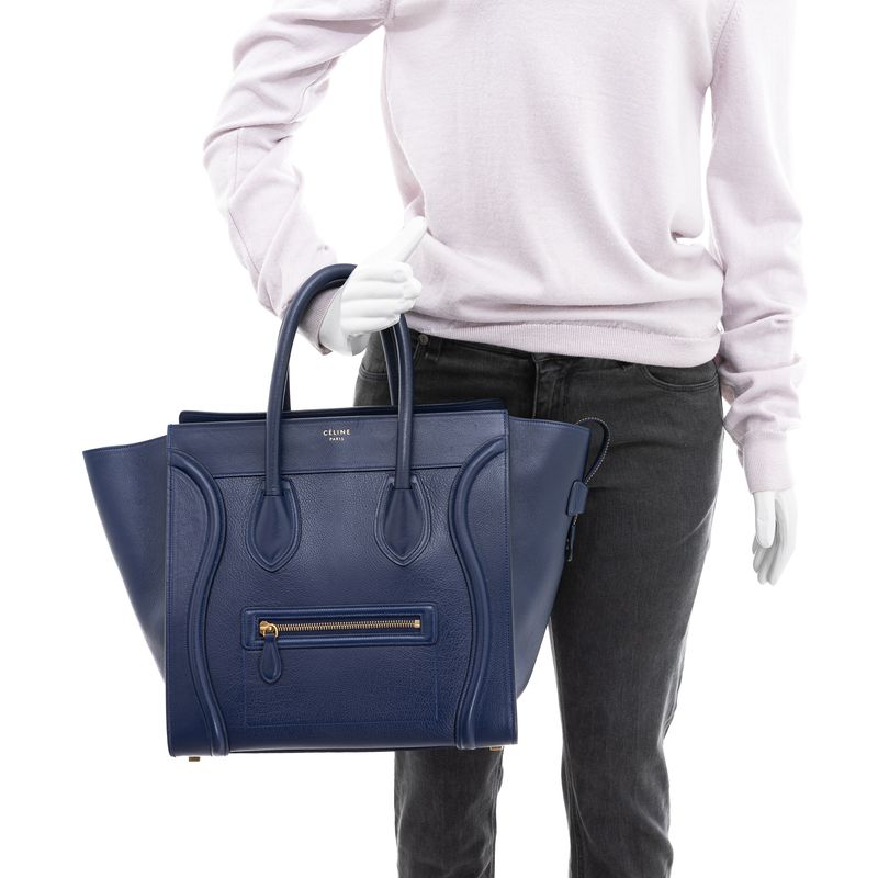 Bolsa-Celine-Luggage-Azul-Marinho