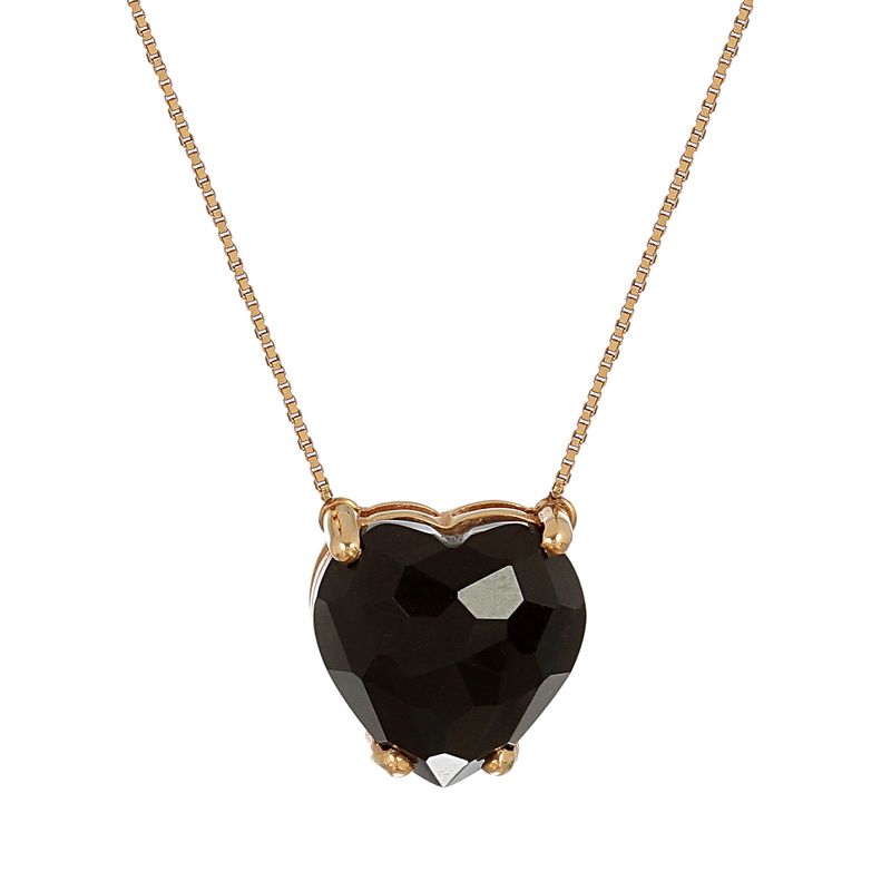 Colar-Jack-Vartanian-Ouro-Amarelo-Coracao-Negro