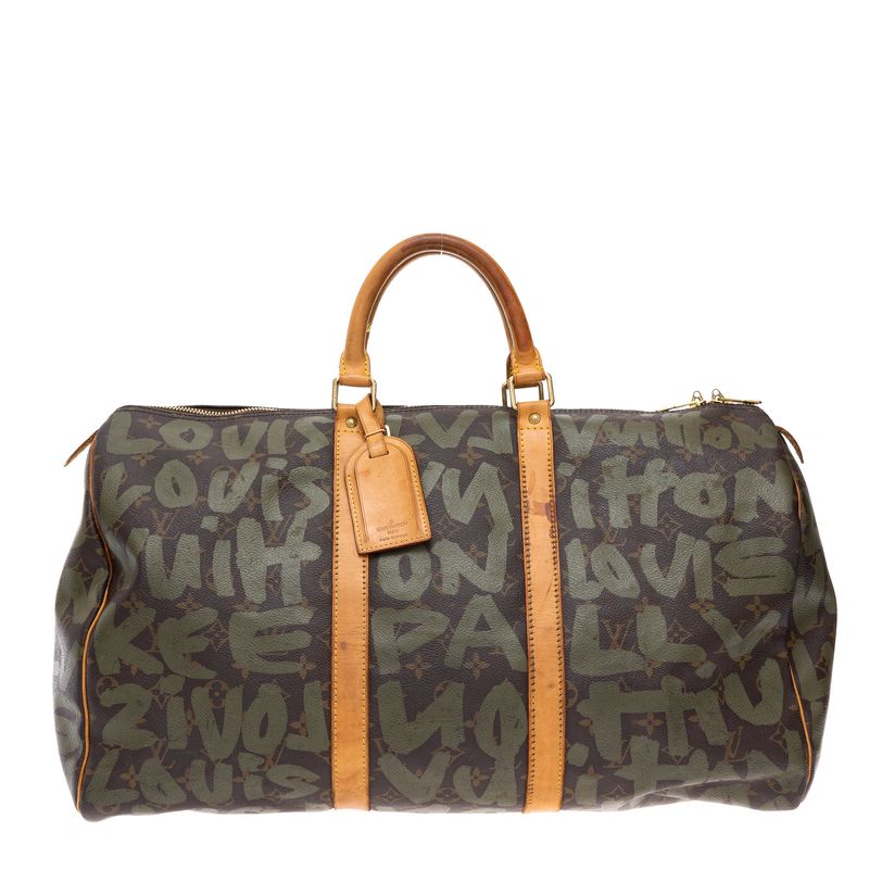 Mala-Louis-Vuitton-Keepall-50-Monogram-Graffiti