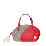 Bolsa-Gucci-Infantil-Peixe-GG-Supreme-e-Vermelho