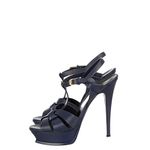 Sandalia-Yves-Saint-Laurent-Tribute-Co-105-Couro-Azul-Marinho