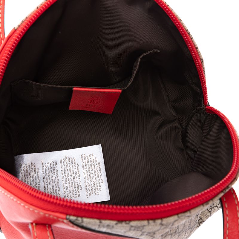 Bolsa-Gucci-Infantil-Peixe-GG-Supreme-e-Vermelho