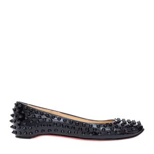 Sapatilha Christian Louboutin Veniz Preto e Spikes
