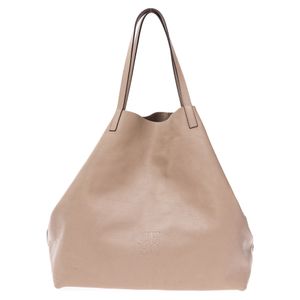Bolsa Carolina Herrera Tote Couro Bege