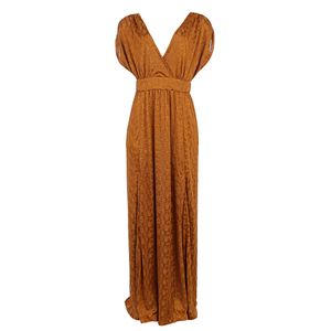 Vestido Lilly Sarti Longo Laranja