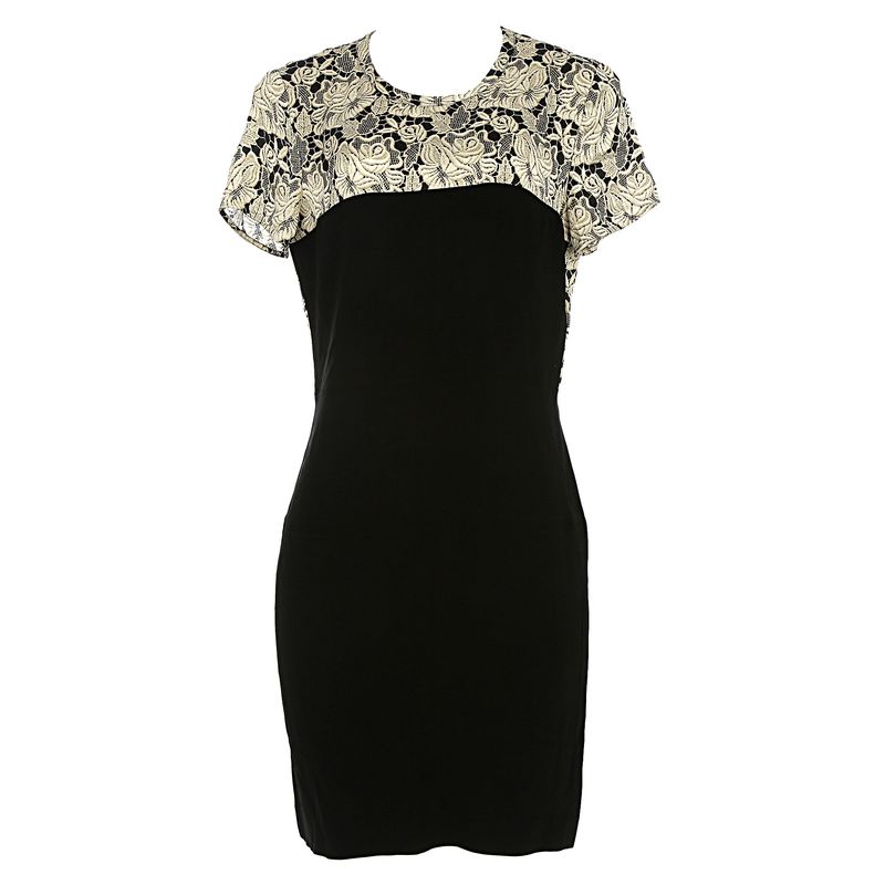 Vestido-Stella-McCartney-Tecido-Preto-e-Estampa-Floral