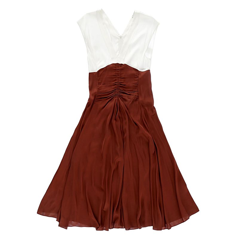 Vestido-Sandro-Bicolor-Terra-e-Branco