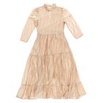 Vestido-Stine-Goya-Longo-Tecido-Texturizado-Rosa-Claro
