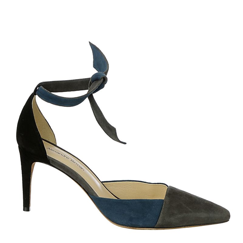 Scarpin-Alexandre-Birman-Suede-Tricolor-Azul-Preto-Cinza