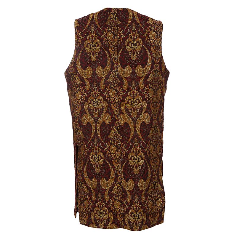 Colete-Mixed-Estampado-Vermelho-e-Dourado