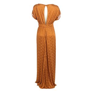 Vestido Lilly Sarti Longo Laranja