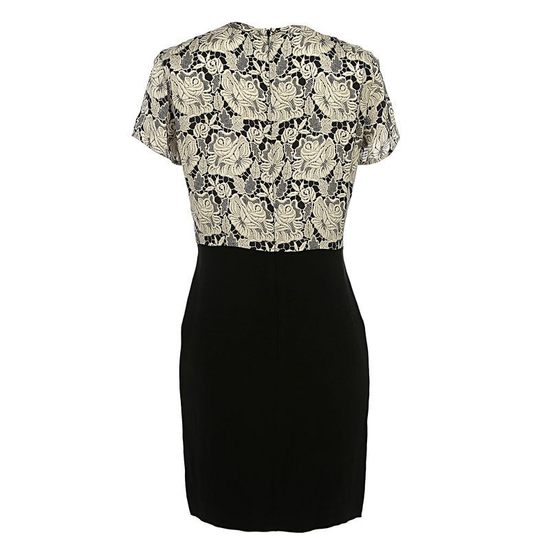 Vestido-Stella-McCartney-Tecido-Preto-e-Estampa-Floral