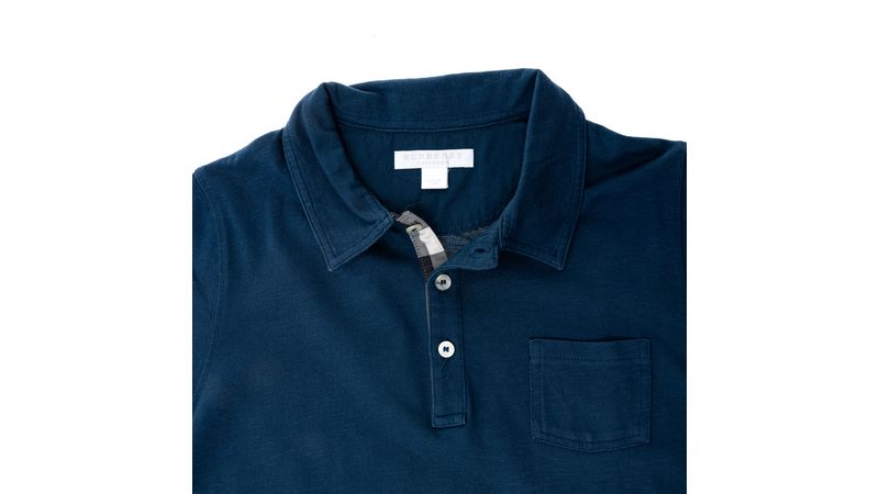 Polo burberry azul outlet marinho