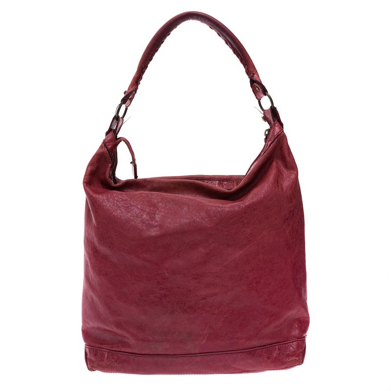 Bolsa-Balenciaga-Classic-Day-Couro-Vinho