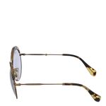 Oculos-Miu-Miu-Redondo-Marrom-e-Dourado