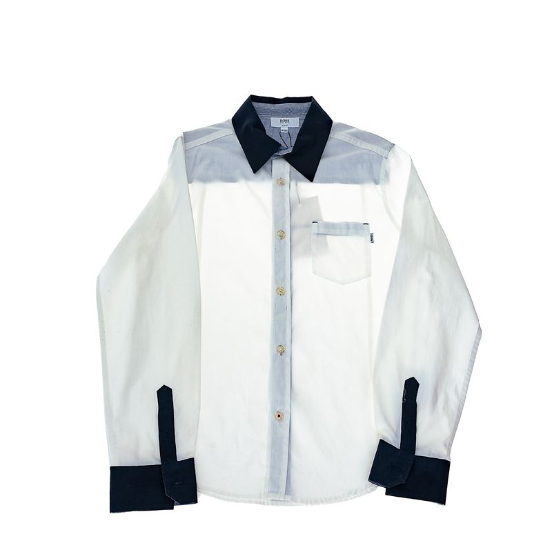 Camisa-Social-Hugo-Boss-Infantil-Branca-e-Gola-Azul-Marinho