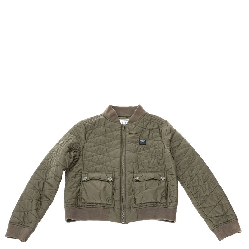Casaco-Armani-Infantil-Puffer-Verde