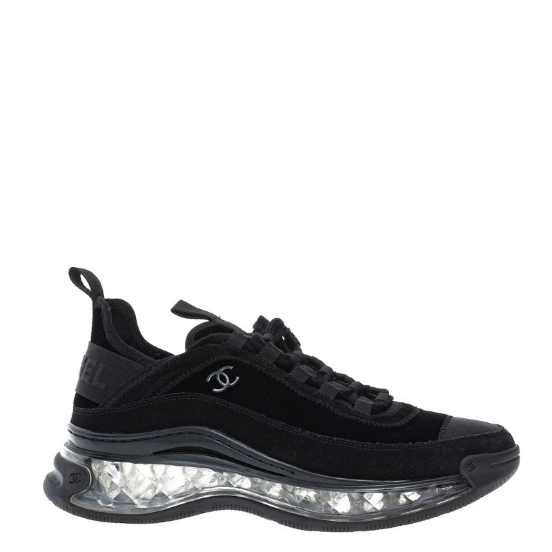 Tenis-Chanel-2020-CC-Camurca-Preto