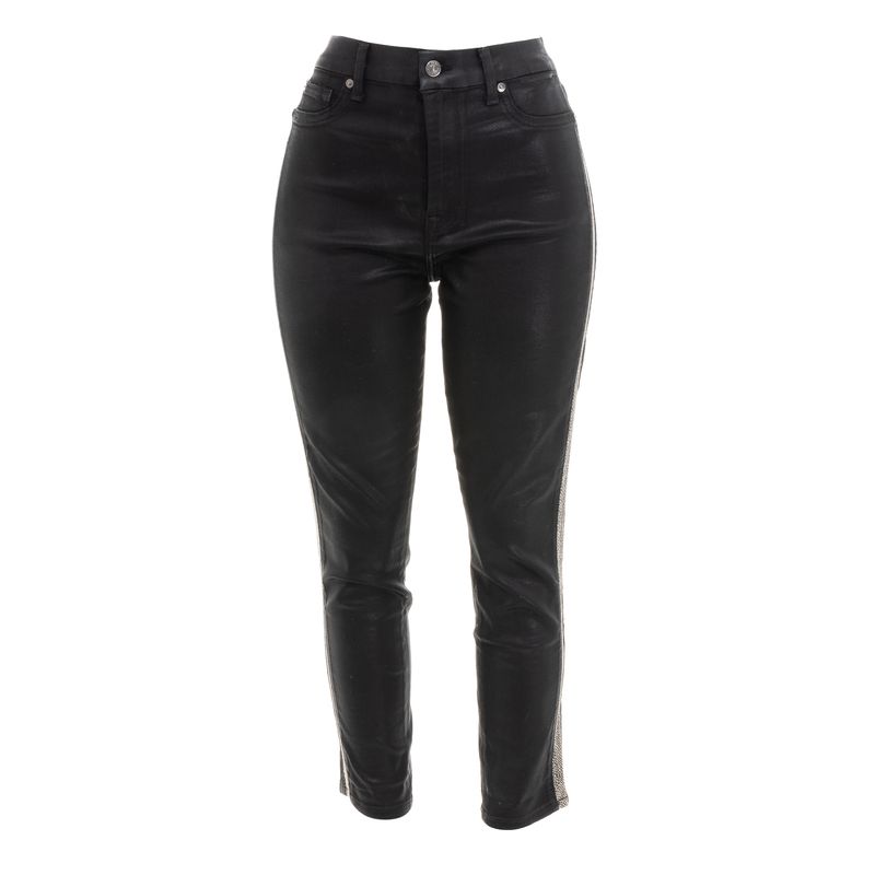 Calca-Jeans-7-For-All-Mankind-Skinny-Preta-e-Faixa-Animal-Print