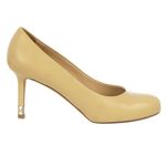 Sapato-de-Salto-Chanel-Couro-Creme