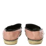 Espadrille-Fendi-Couro-Rosa-Preto-e-Couro-Exotico