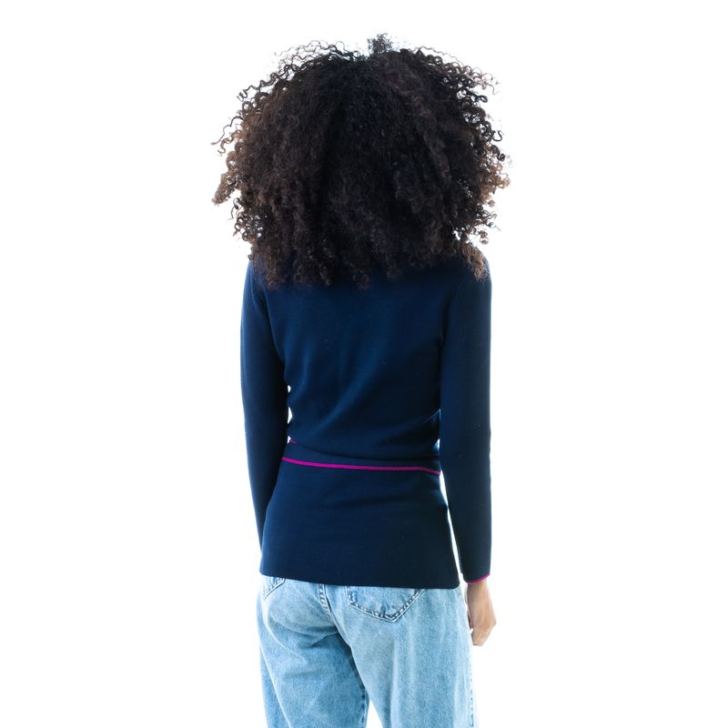Blusa-Carolina-Herrera-Manga-Longa-Laco-Azul-Marinho-e-Pink