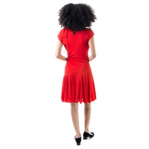 Vestido Carolina Herrera Laço no Ombro Vermelho