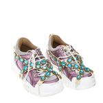 Tenis-Gucci-Metalizado-Rosa-Pedras-Azuis