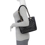 Bolsa-Chanel-Petite-Shopping-Tote-Caviar-Preto