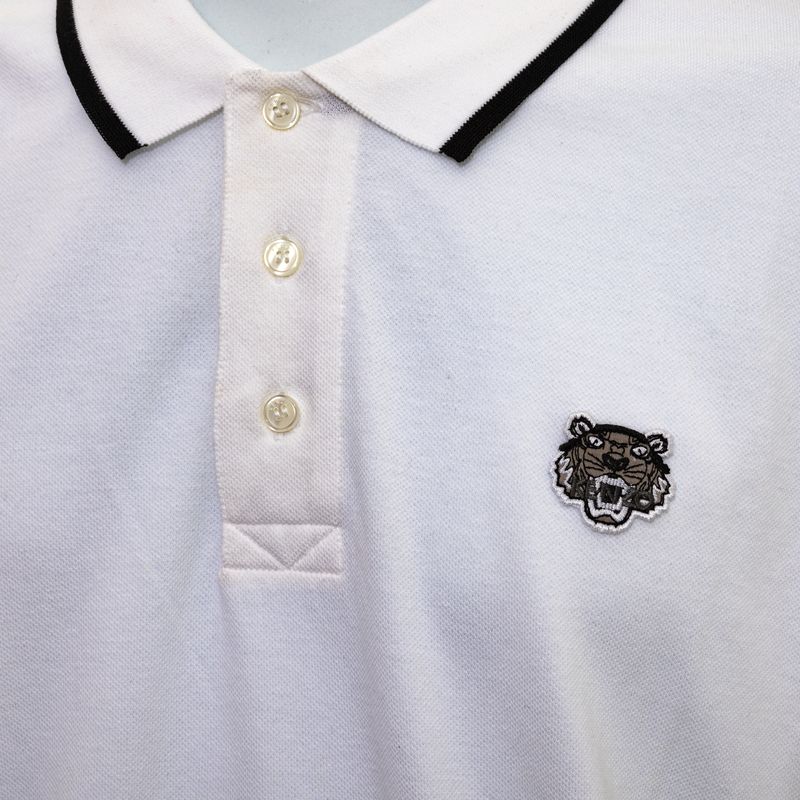 Camisa-Polo-Kenzo-Tiger-Branca