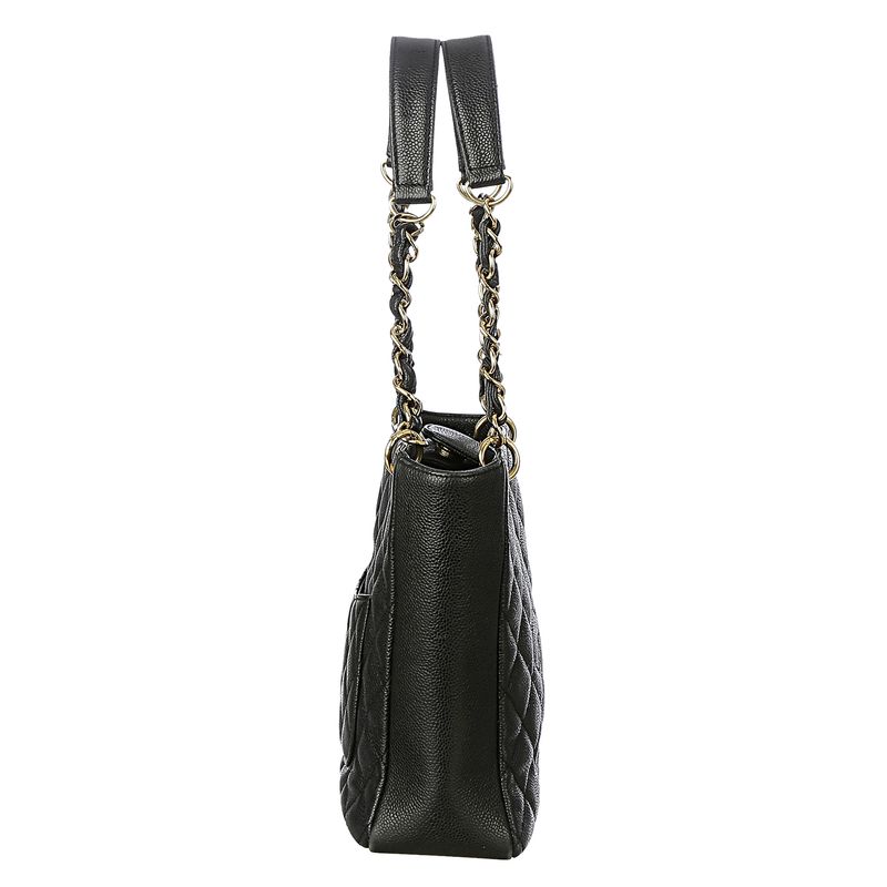 Bolsa-Chanel-Petite-Shopping-Tote-Caviar-Preto