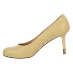 Sapato-de-Salto-Chanel-Couro-Creme