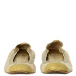 Sapatilha-Chanel-Elastico-e-Couro-Dourado