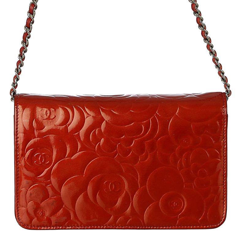 Bolsa-Chanel-Camellia-Woc-Verniz-Vermelho