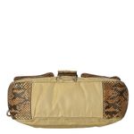 Bolsa-Prada-Vintage-Nylon-Bege-e-Couro-Exotico