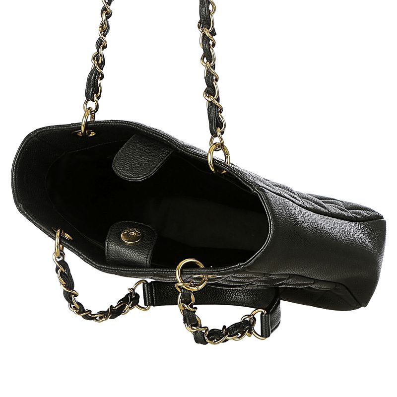 Bolsa-Chanel-Petite-Shopping-Tote-Caviar-Preto